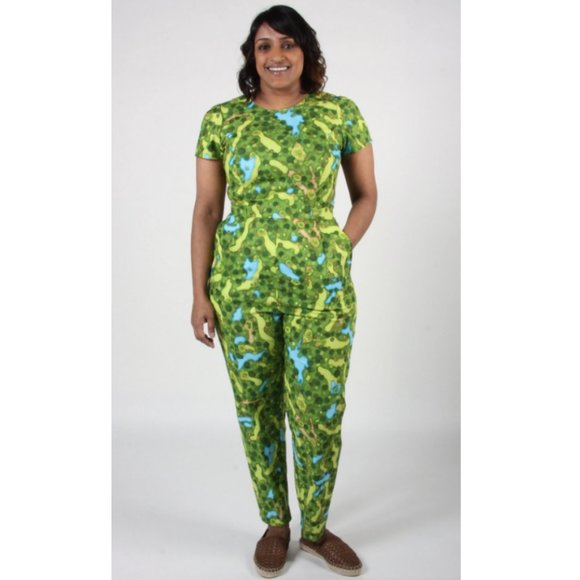 Birds of North America Pants - Birds of North America Auk Jumpsuit Golf Print 14